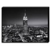 Tableau laqu "Empire State Building at night"