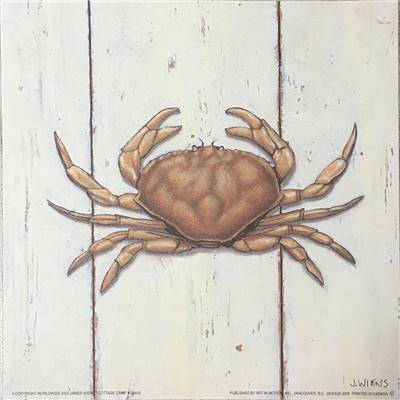 Affichette Cottage Crab - James Wiens