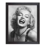 Cadre Manhattan noir mat "Marilyn"