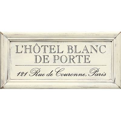 Affiche L'Hotel blanc