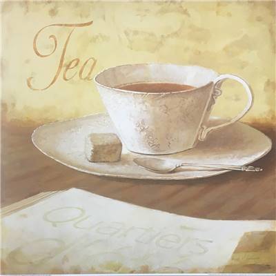 Affichette Cup of Tea