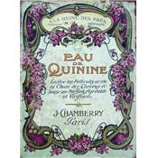 Plaque mtal "Eau de Quinine"