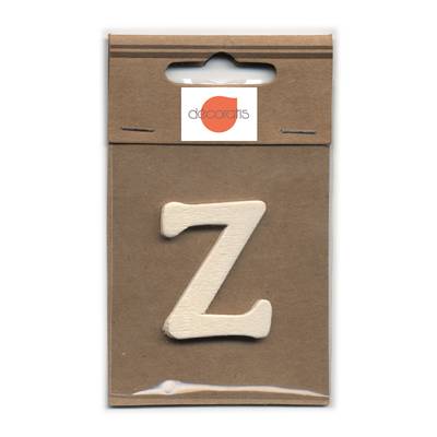 Lettre Z en bois