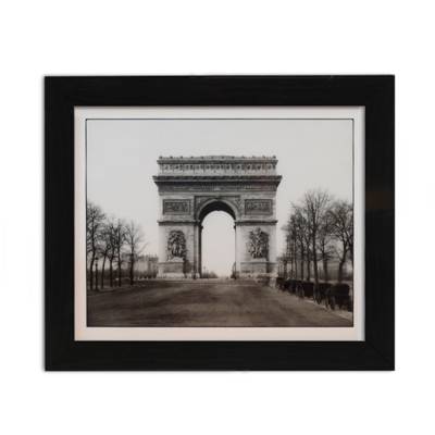 Cadre Manhattan noir mat "Arc de Triomphe"