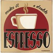 Affichette Double Espresso