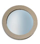 Hublot MDF Brut avec verre Transparent
