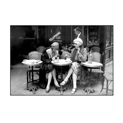 Affiche Café et cigarettes, Paris 1925