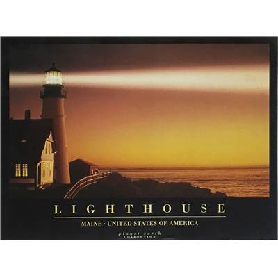 Affiche Maine united states America, light house