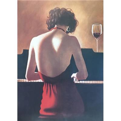 Affiche Femme au piano