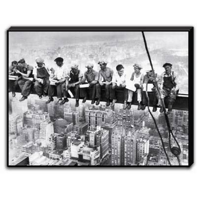 Tableau laqué "Eating above Manhattan"