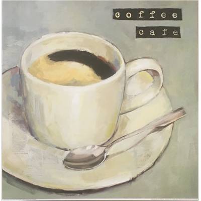 Affiche "Coffee café"