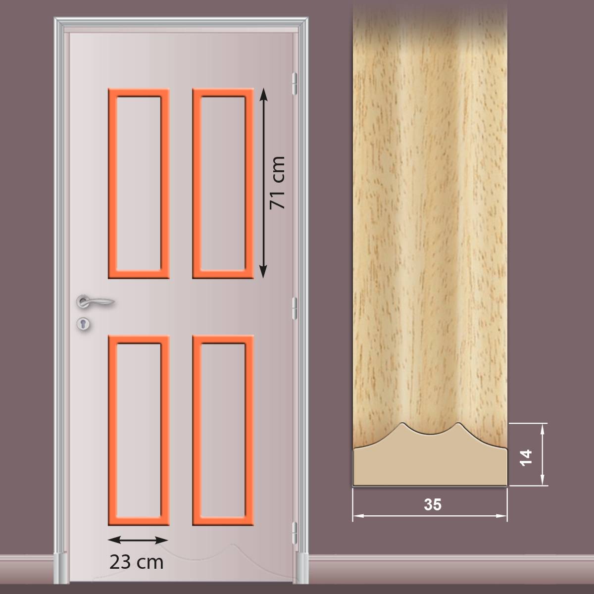 OPEL MOKKA / MOKKA X Moulure Inférieure De Porte Avant Droite 1.60