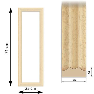 Modulable rectangle vague