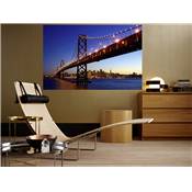 Poster XXL - San Francisco Skyline and Bay Bridge at Sunset