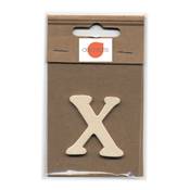 Lettre X en bois