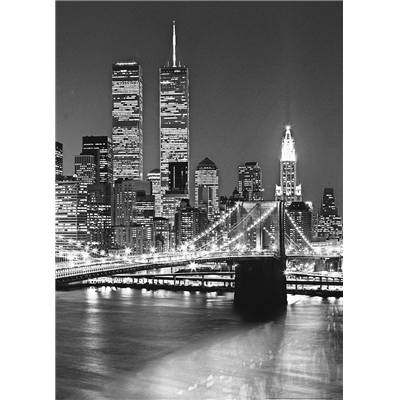Manhattan skyline at night - 4P