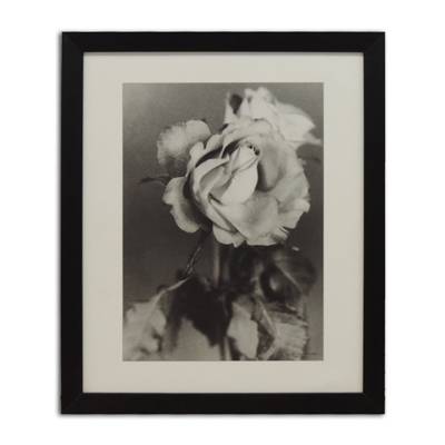 Cadre Manhattan noir mat "Rose"