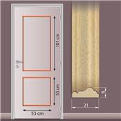 Kit de moulure - 2 panneaux droits M1