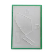 Cadre Translucide Vert 10 x 15 cm