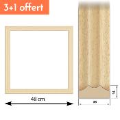 Lot de 4 modulables - grand carr vague