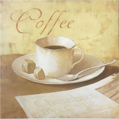 Affichette Cup of Coffee