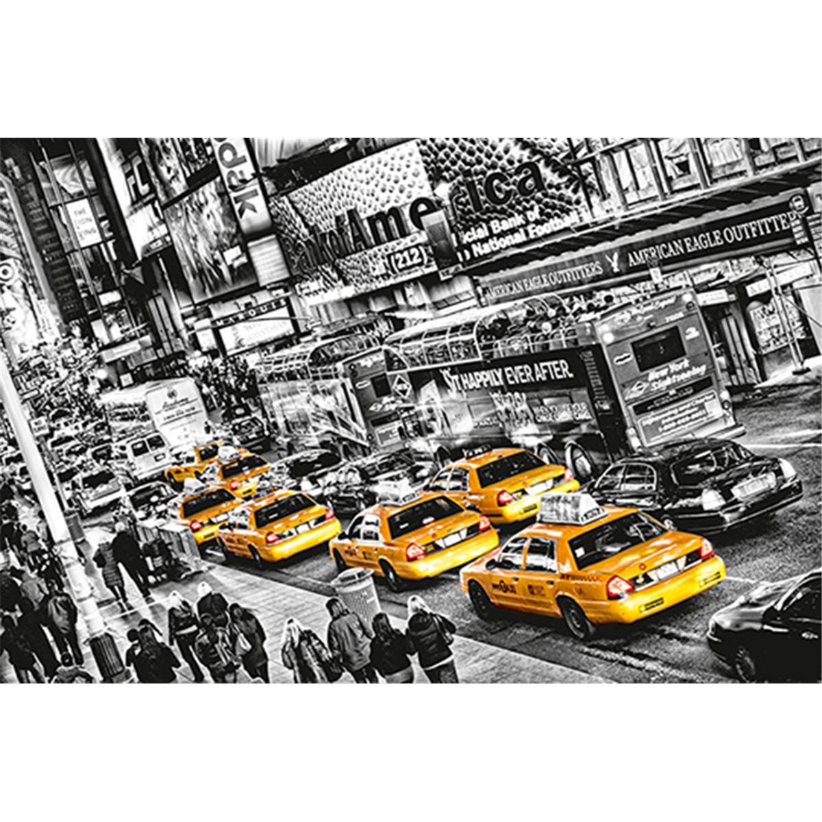 Poster XXL - Cabs Queue, Manhattan