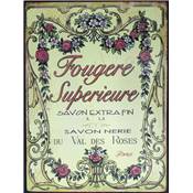 Plaque mtal "Fougre Suprieure"