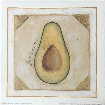 Affichette Avocado