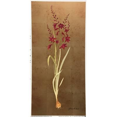 Affichette "Crocosmia Panel"