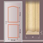 Moulures Assembles 2 panneaux doucines P54