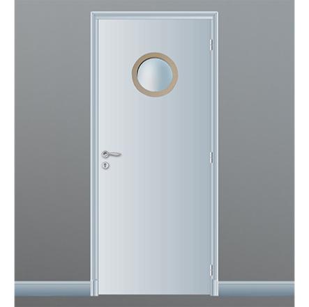 Hublot MDF Brut avec verre Transparent
