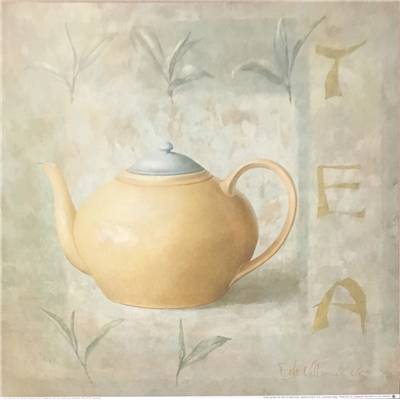 Affiche "Green tea pot"