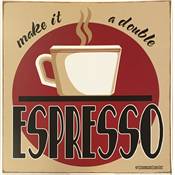 Affiche "Double espresso"