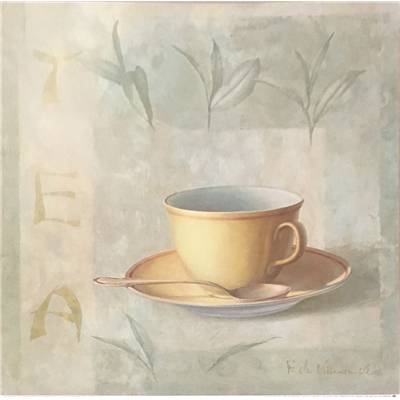 Affiche "Green tea cup"